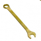 ЕРМАК Ключ рожково-накидной, 17мм (желтый цинк) (736-063)