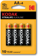 Эл-т питания Kodak LR6-4BL XTRALIFE  [KAA-4]