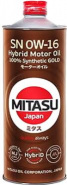 MITASU GOLD 0W16  SN  1 л (масло синтетическое)
