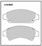 Дисковые передние тормозные колодки Allied Nippon ADB0923