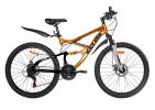 Велосипед BLACK AQUA Mount 1681 MD matt 26" (РФ) (оранжевый-хаки)GL-315DTR 
