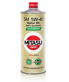 MITASU MOLY-TRIMER 5W40  SM/CF  1 л (масло синтетическое)