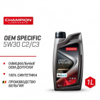 CHAMPION Oem Specific  5W30  C2/C3   1 л (масло синтетическое) 8238239