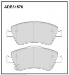 Дисковые передние тормозные колодки Allied Nippon ADB31576