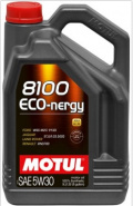 MOTUL 8100 Eco-nergy 5W30  SL, A5/B5   5 л (масло синтетическое) 111686