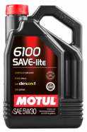 MOTUL 6100 Save-lite 5w30  SN/CF   4 л (масло полусинтическое) 107957