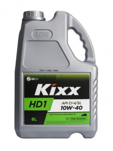 KIXX D1 HD1 10w40  CI-4/E7   6 л дизель (масло синтетическое) фото 86134