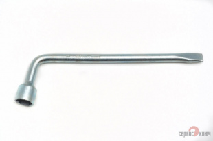 Балонный ключ 22мм с длинной ручкой кованый 375мм 77774 СЕРВИС КЛЮЧ фото 115912
