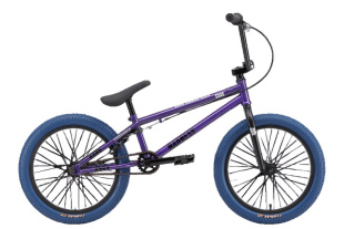 Велосипед Stark'24 Madness BMX 4 серо-фиолетовый/черный/темно-синий фото 126173
