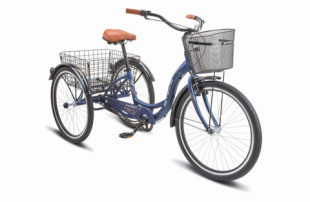 STELS Велосипед Energy-III 26" (16" Синий/золотой), арт. K010 фото 121862