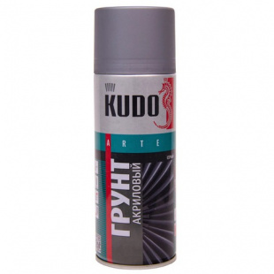 KUDO KU-2101 Грунт (серый) акрил. спрей 0,52 л фото 113010