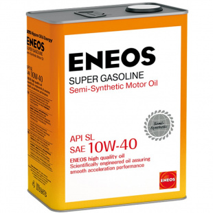 ENEOS Super Gasoline 10w40  SL  4 л (масло полусинтетическое) фото 114605