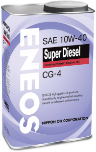 ENEOS Super Diesel 10w40  CG-4  1 л (масло полусинтетическое) фото 89986