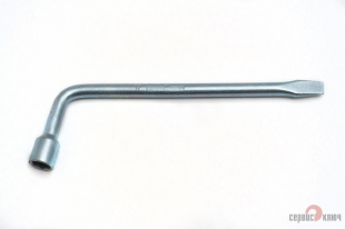 Балонный ключ 17мм с длинной ручкой кованый 375мм 77771 СЕРВИС КЛЮЧ фото 115910