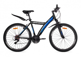 Велосипед BLACK AQUA Cross 1681 D matt 26" (черный-синий) GL-313D фото 116639
