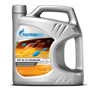 GAZPROMNEFT ATF DX III Standart  4 л (масло для АКПП) фото 124780