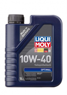 LIQUI MOLY Optimal 10w40  SL/CF, A3/B3   1 л (масло полусинтетическое) 3929 фото 85114