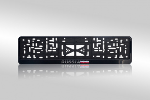 Рамка с защелкой черная "Россия" (пластмасса) (Арт 008) фото 85168