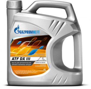 GAZPROMNEFT ATF DX III    4 л (масло для АКПП) фото 83838