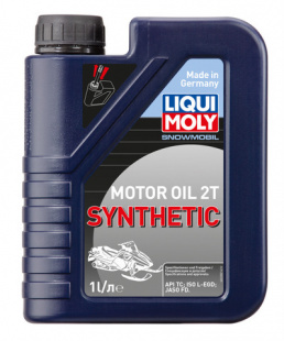 LIQUI MOLY Snowmobil Motoroil 2T Synthetic  1 л (синтетическое масло для снегоходов) 2382 фото 101099