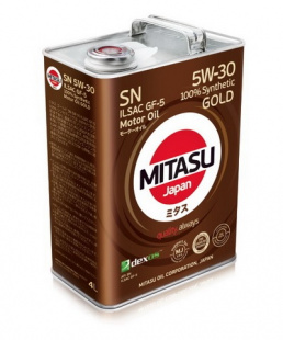 MITASU GOLD 5W30  SN, GF-5  4 л (масло синтетическое) фото 102225