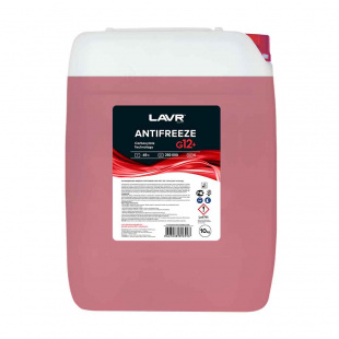 LAVR Охлаждающая жидкость ANTIFREEZE G12+ 10 кг (красный)  LN1711 фото 119269
