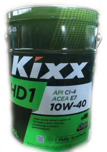 KIXX D1 HD1 10w40  CI-4/E7  20 л дизель (масло синтетическое) фото 112036