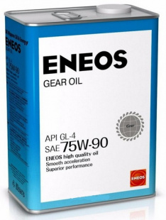 ENEOS GEAR  GL-4 75w90   4 л (масло синтетическое) фото 114546
