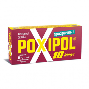Холодная сварка прозрачный POXIPOL 14мл. фото 84251