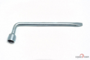 Балонный ключ 21мм с длинной ручкой кованый 375мм 77773 СЕРВИС КЛЮЧ фото 115911