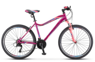 STELS Велосипед Miss-5000 V 26" (18" Фиолетовый/розовый), арт. K010 фото 101578