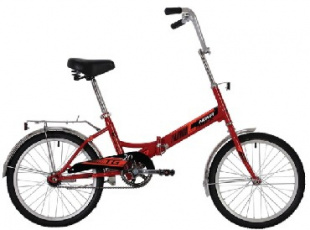 Велосипед NOVATRACK 20" складной, TG20, красный, тормоз нож, AL обода, багажник 139739 фото 99174