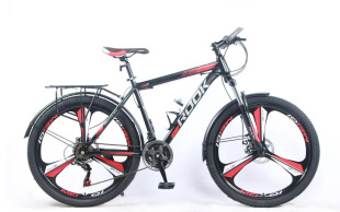 Велосипед 26" Rook MS265D, черный/красный MS265D-BK/RD фото 125179