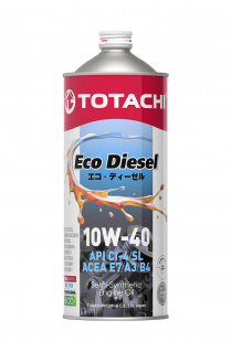 TOTACHI Eco Diesel 10w40  CI-4/CH-4/SL   1 л (масло полусинтетическое) фото 114339
