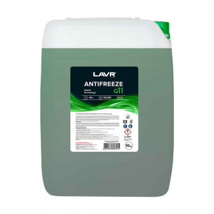 LAVR Охлаждающая жидкость ANTIFREEZE G11 10 кг (зеленый)  LN1707 фото 119266