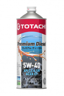 TOTACHI Premium Diesel 5w40  CJ-4/SN   1 л (масло синтетическое) фото 114723