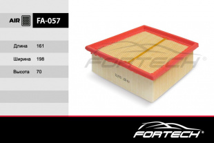 FA-057    FORTECH Ф\ возд\1516725    FORD: Fiesta VI (08~) 1.25, 1.4, 1.6   ( MANN. C17006) фото 90646