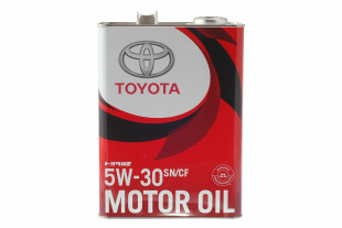 TOYOTA Motor Oil 5w30 SP, GF-6A  4 л (масло синтетическое) Япония, Железная банка фото 121481