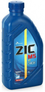 ZIC  M5  4T 10w40  1 л (масло полусинтетическое) фото 85639