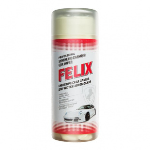 Синтетическая замша FELIX  для чистки автомобиля в тубусе фото 83531