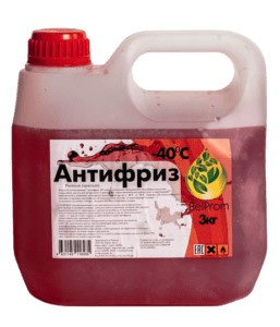 Жидкость охлаждающая "Антифриз -40" красный, канистра 3кг.BelProm фото 123026