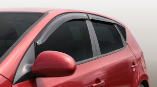 Дефлекторы на боковые стекла CORSAR Hyundai i30 II(GD)2012-н.в.(хетчбек,к-т 4шт) DEF00523 АКЦИЯ -40% фото 105693