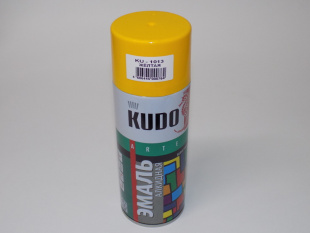 KUDO KU-1013 Эмаль желтая 520 мл (аэрозоль) фото 83632
