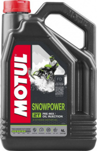 MOTUL SnowPower 2T FL   4 л (масло полусинтетическое )105888  (Снегоходы) фото 114515
