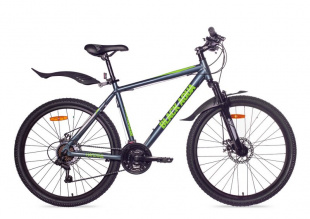 Велосипед BLACK AQUA Cross 2651 D matt 26" (серый-салатовый) GL-318D фото 116636