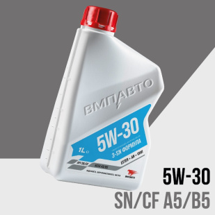ВМП масло моторное 3-SN 5W30 (A5/B5 SN/CF) 1л 9214 фото 125817