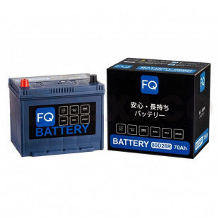 Аккумуляторная батарея FQ BLUE ENERGY SERIES 80D26R 70Ah   600A 258x172x200 фото 119990
