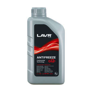 LAVR Охлаждающая жидкость ANTIFREEZE G12+  1 кг (красный)  LN1709 фото 119267