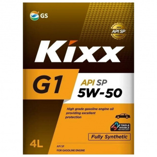 KIXX Synthetic G1 5w50  SP бензин  4 л (масло синтетическое) фото 112915
