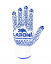 Перчатки белые с синим ПВХ LADONI  10 класс (520Р)  t('фото') 0